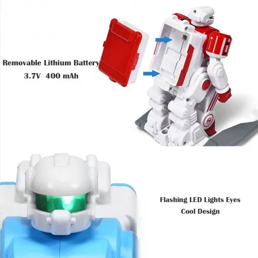 2 pcs Remote Control Rechargeable Battery Soccer Robots