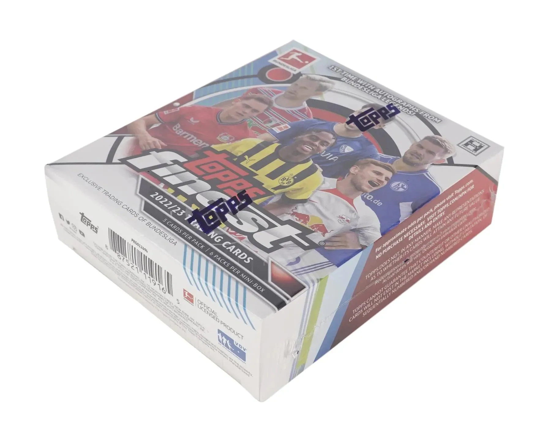 2022-23 Topps Finest Bundesliga Soccer Hobby Box