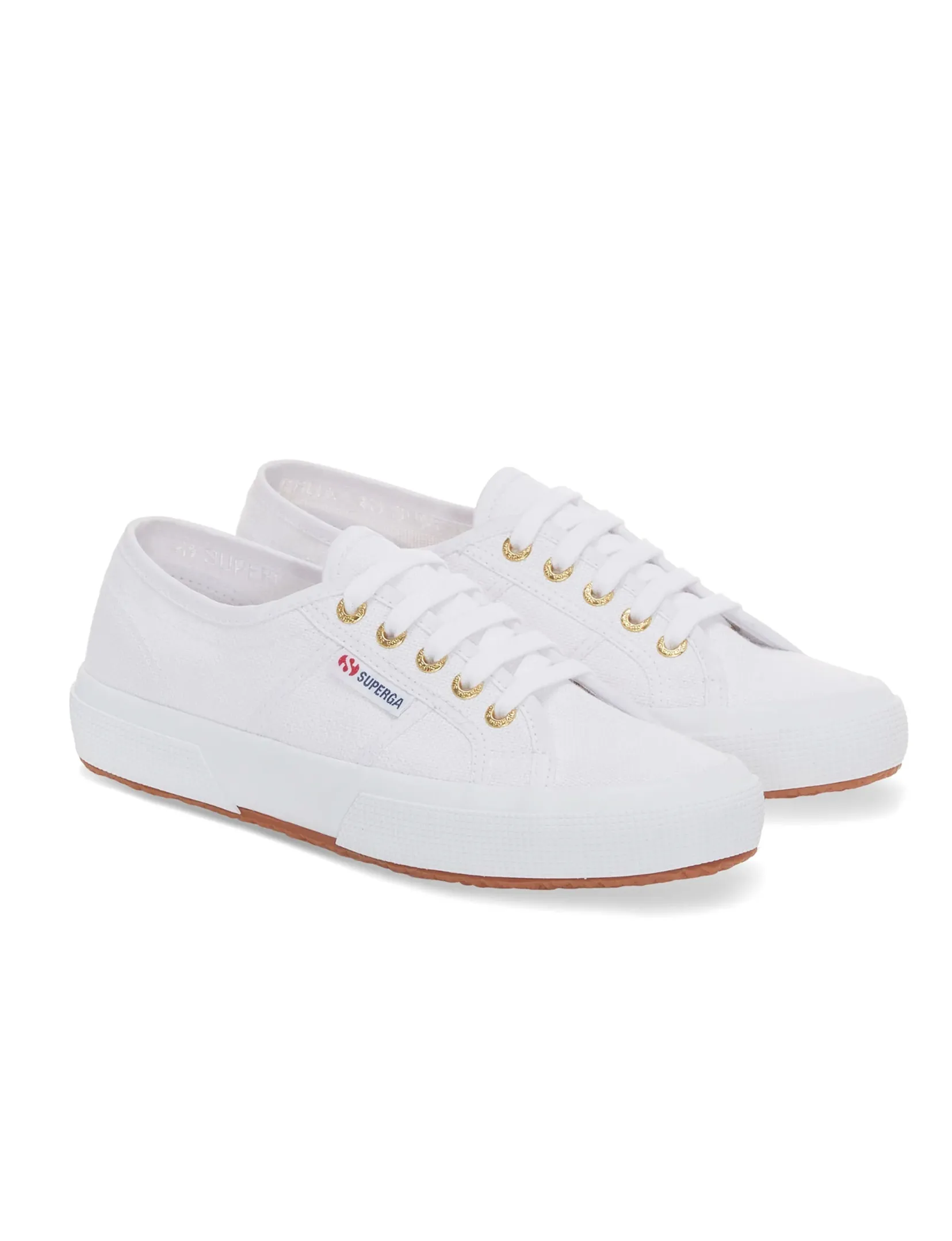 2750 Cotu Classic Canvas Sneaker, White/Gold