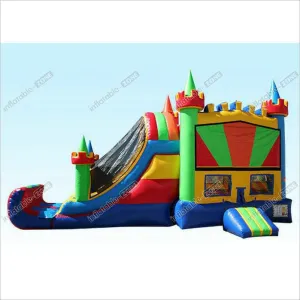 27Ft Colorful Inflatable Bouncer Combo