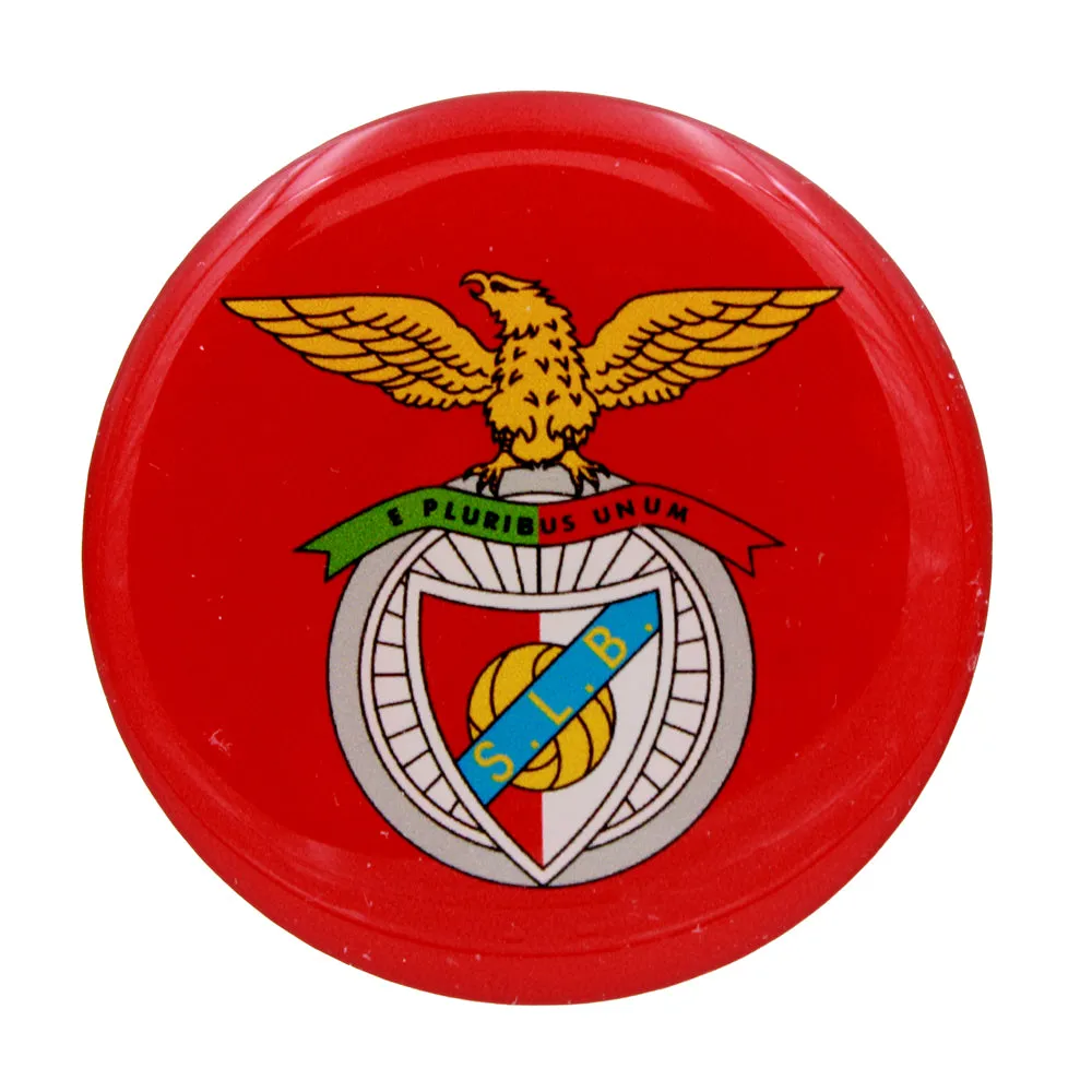 2" Round SL Benfica Resin Domed 3D Decal Car Sticker, Set of 3