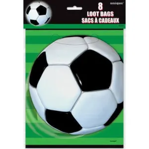 3D Soccer Lootbags (8ct)