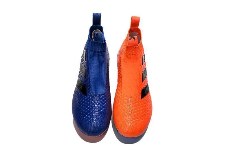 Adidas ACE 16  Purecontrol FG/AG Soccer Cleats Dark Blue Orange Black