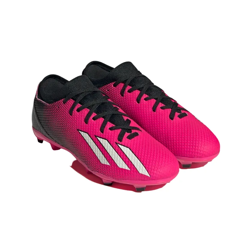 ADIDAS JR X SPEEDPORTAL .3 FG-Team Shock Pink 2 / Zero Metalic / Core Black