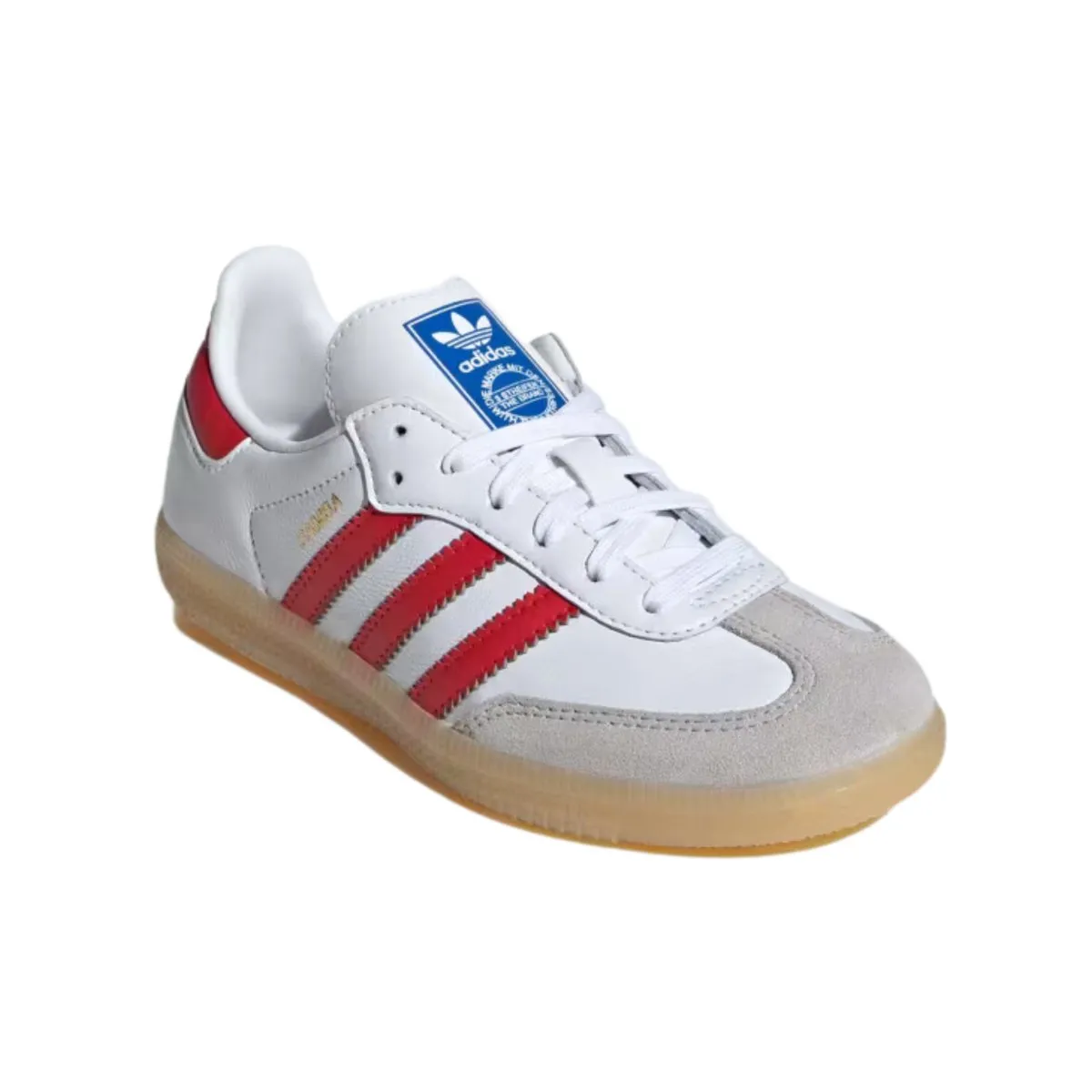 Adidas Kid's (Preschool) Samba OG Cloud White/Collegiate Red/Gum