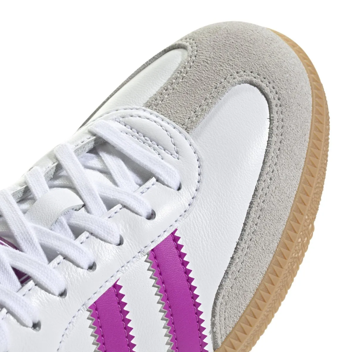 Adidas Kid's (Preschool) Samba OG Cloud White/Purple Burst/Gum