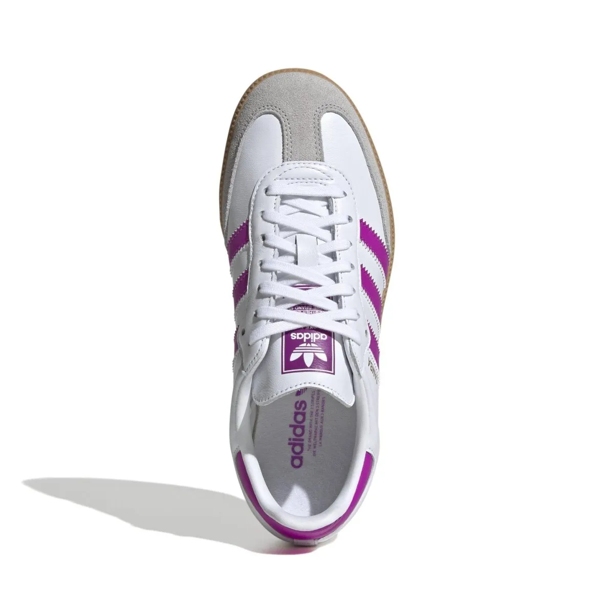 Adidas Kid's (Preschool) Samba OG Cloud White/Purple Burst/Gum