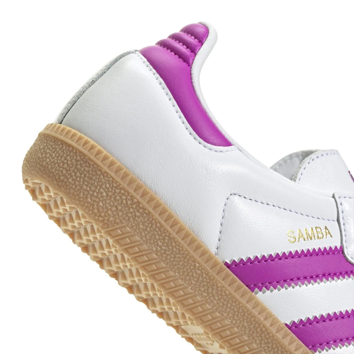 Adidas Kid's (Preschool) Samba OG Cloud White/Purple Burst/Gum