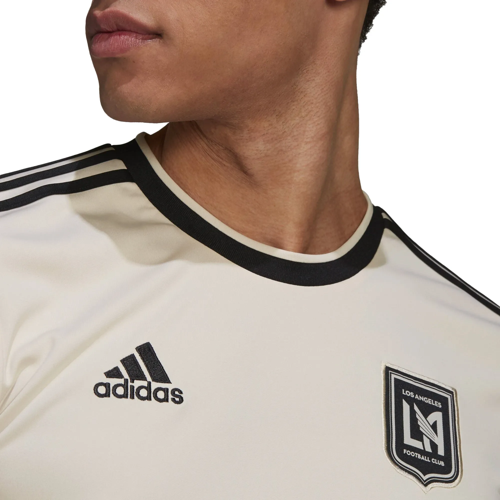 adidas Men's LAFC 2021/22 Long Sleeve Away Jersey Gold