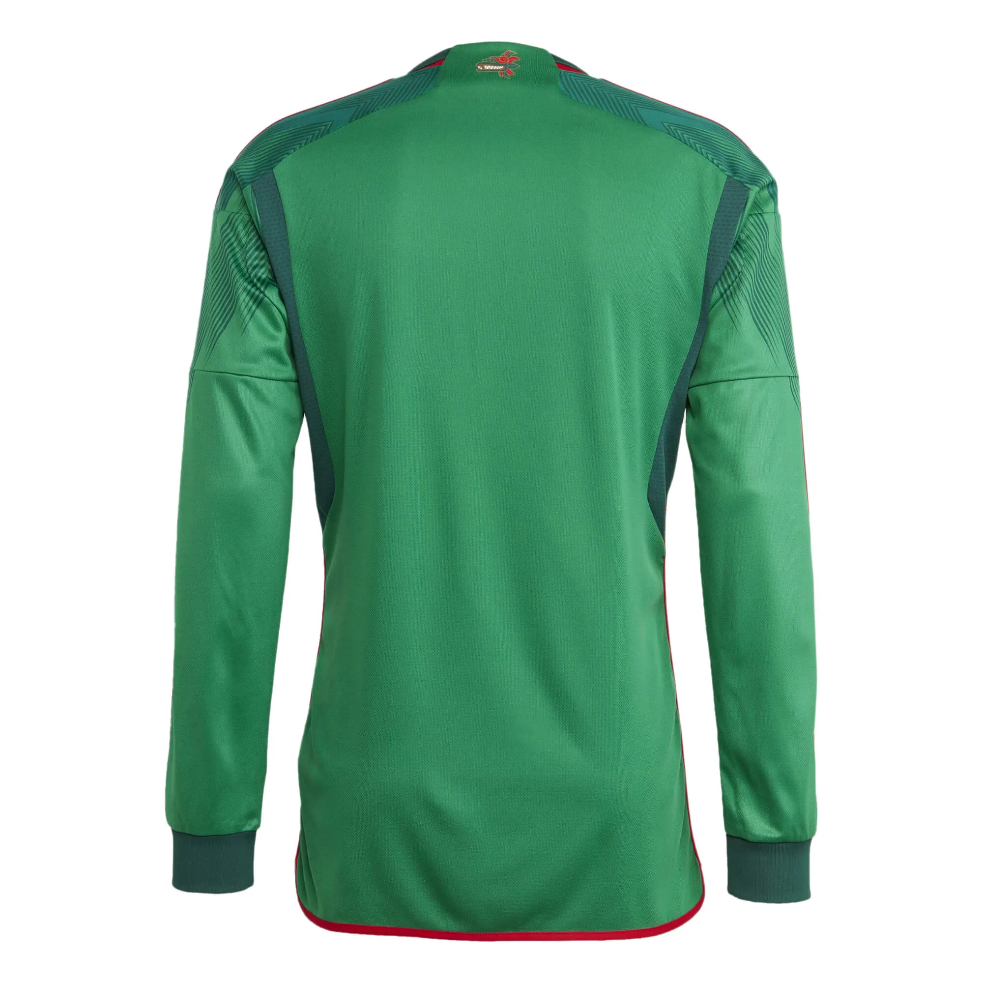 adidas Men's Mexico 2022 Home Long Sleeve Jersey Vivid Green/Green