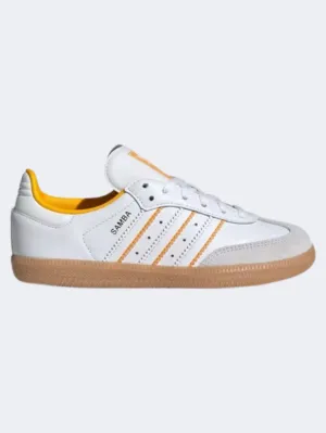 Adidas Samba Og Ps Originals Shoes White/Crew Yellow