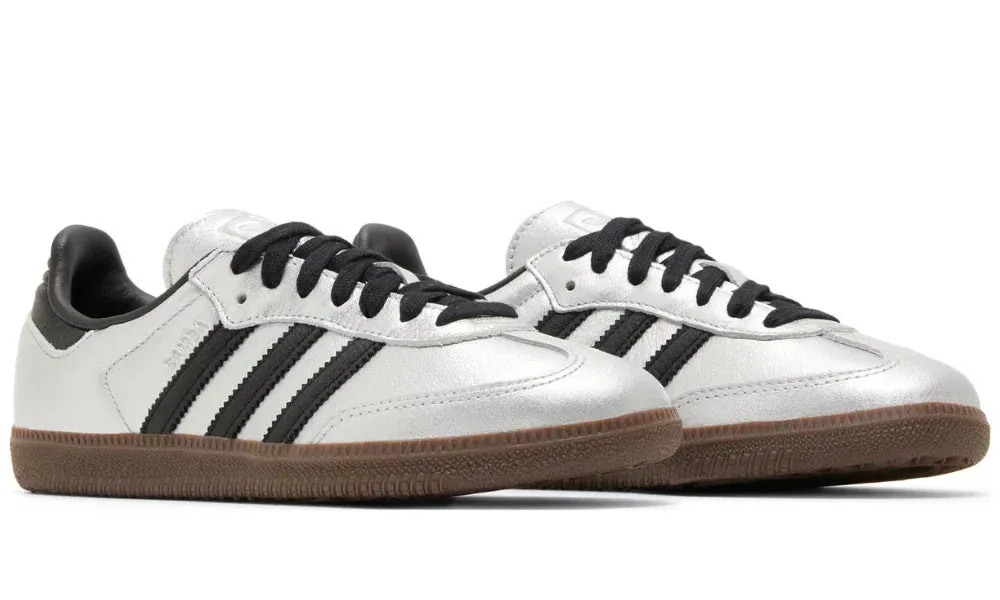 Adidas Samba 'Silver Metallic Black Gum'