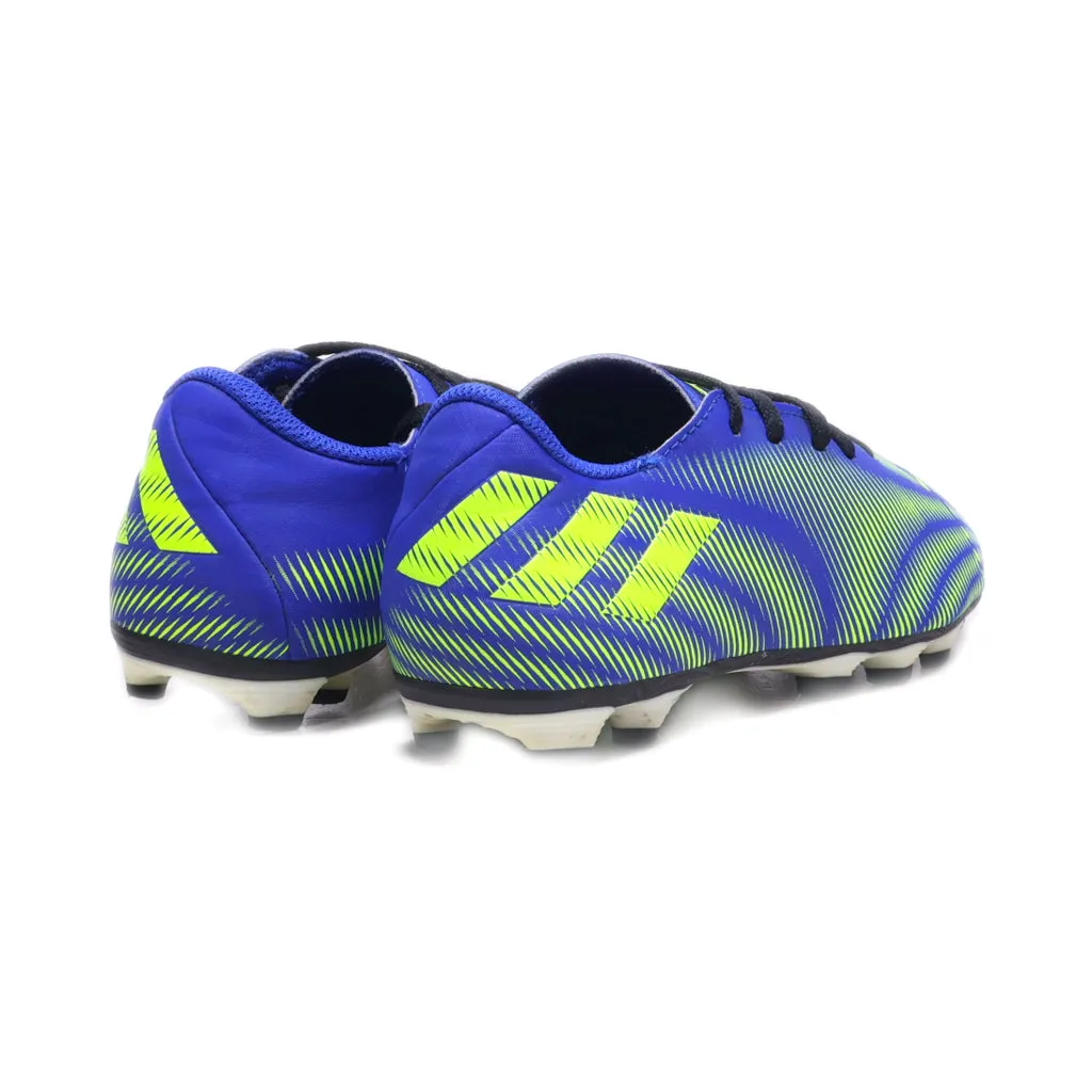 Adidas Soccer Cleats Sport Shoes Fabric Blue Colour For Kids