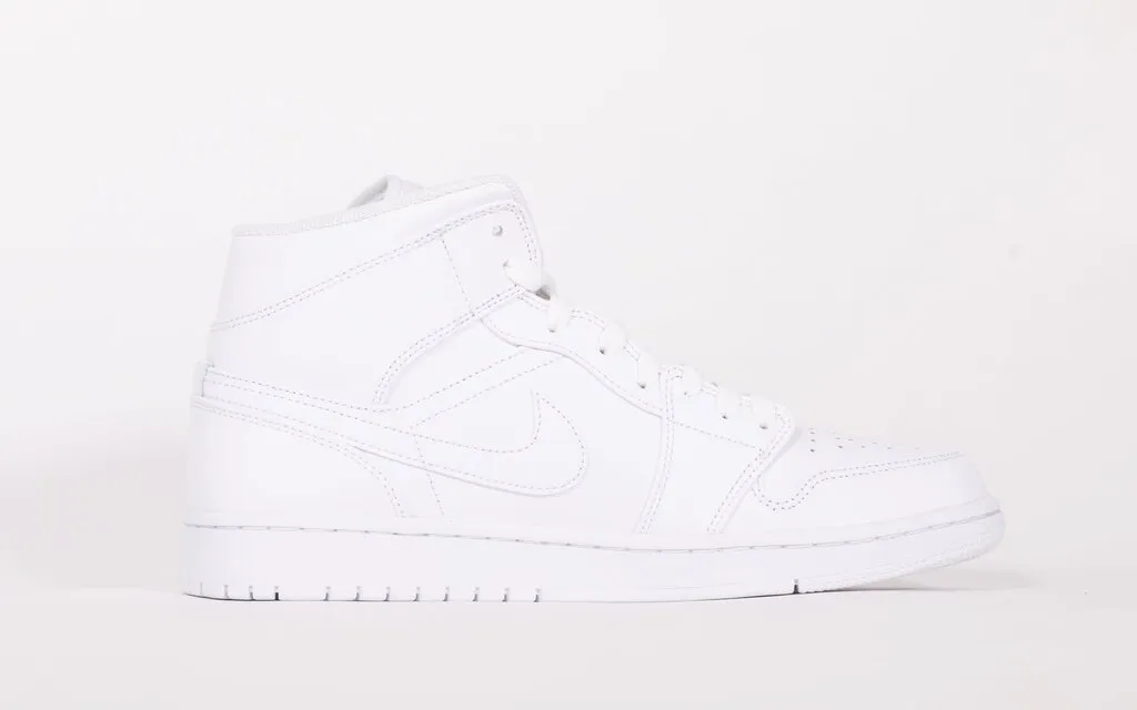 Air Jordan 1 Mid 'Triple White' (2020)