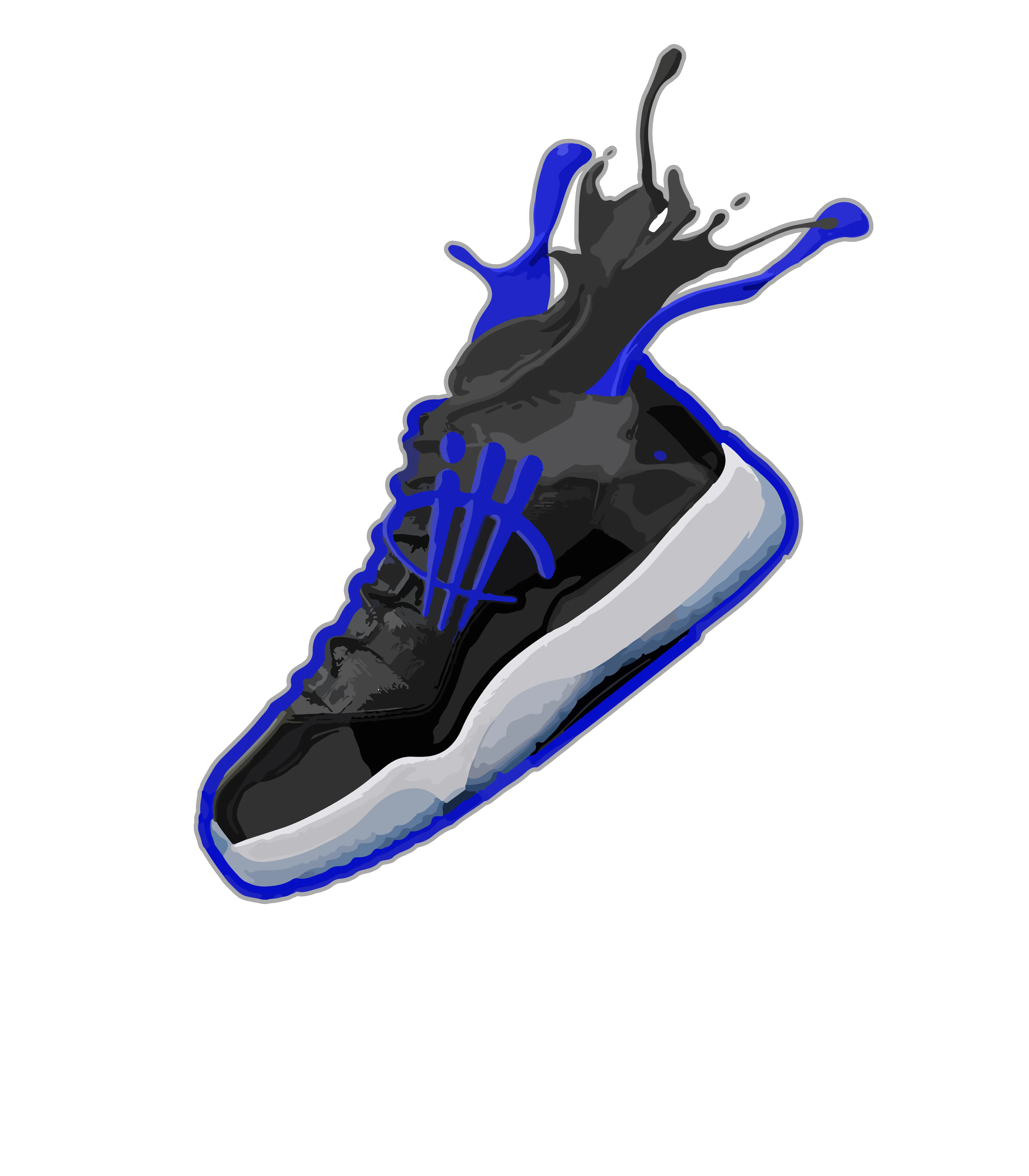 Air Jordan 11 Low “Space Jam” | illcurrency White T-Shirt (SPLASH 11)