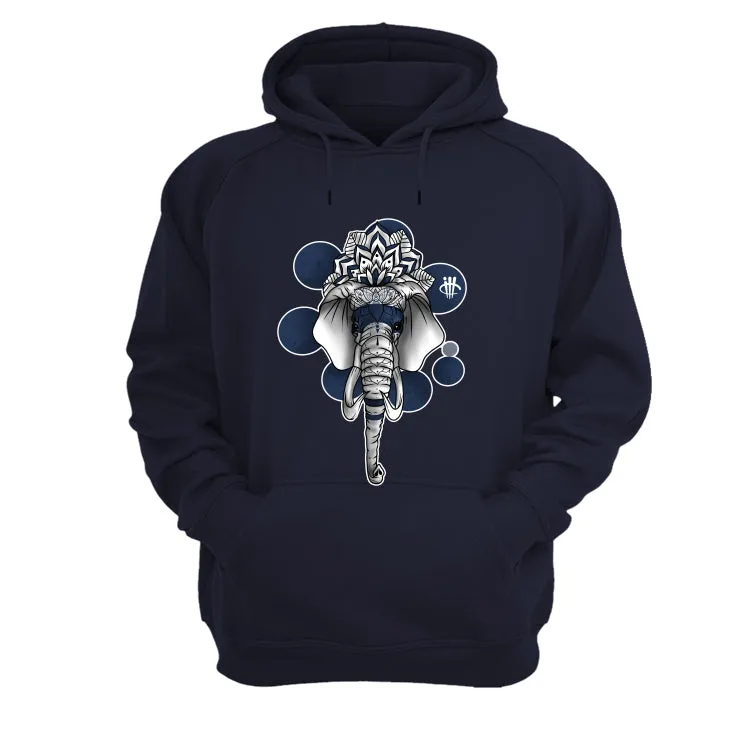 Air Jordan 5 “Georgetown” | illcurrency Navy Blue T-Shirt (Elephant)