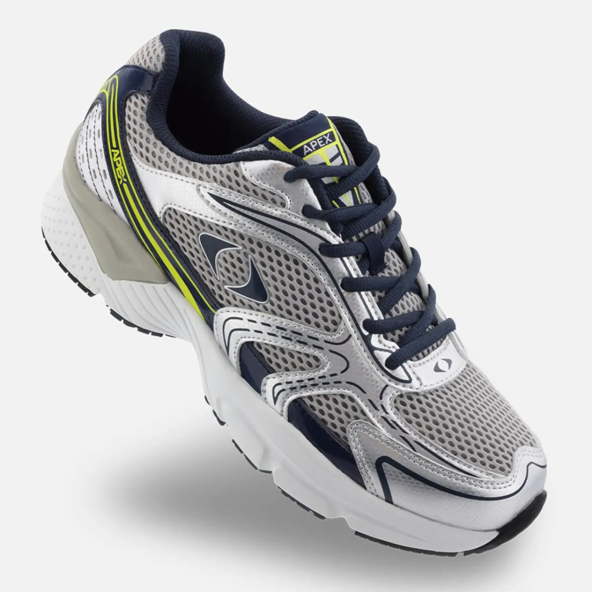 Apex X523m Boss Runner Men's Active Shoe X Last In Silver/blue