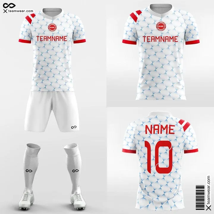 Argyle Print Graphic - Custom Soccer Jerseys Kit for Kids