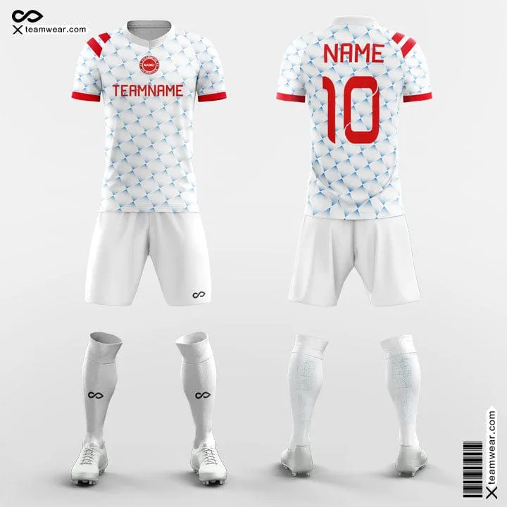 Argyle Print Graphic - Custom Soccer Jerseys Kit for Kids