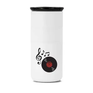 Artisan 16oz Tumbler - Classic Tunes White