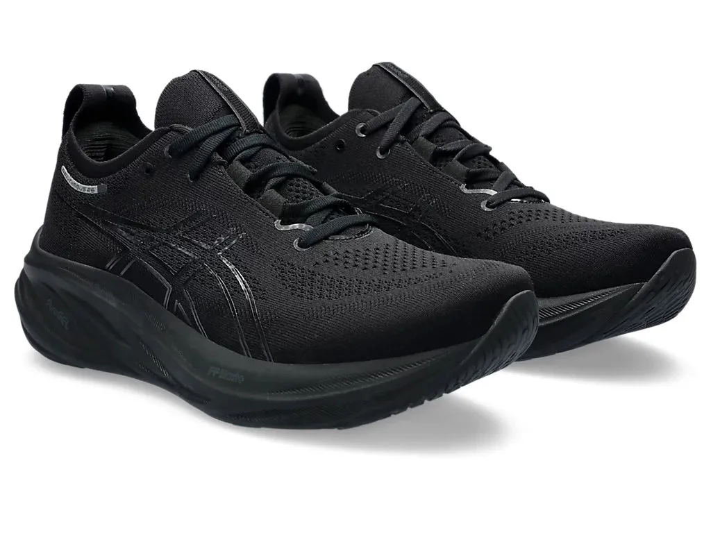 ASICS Gel Nimbus 26 (Black/Black) - Men's