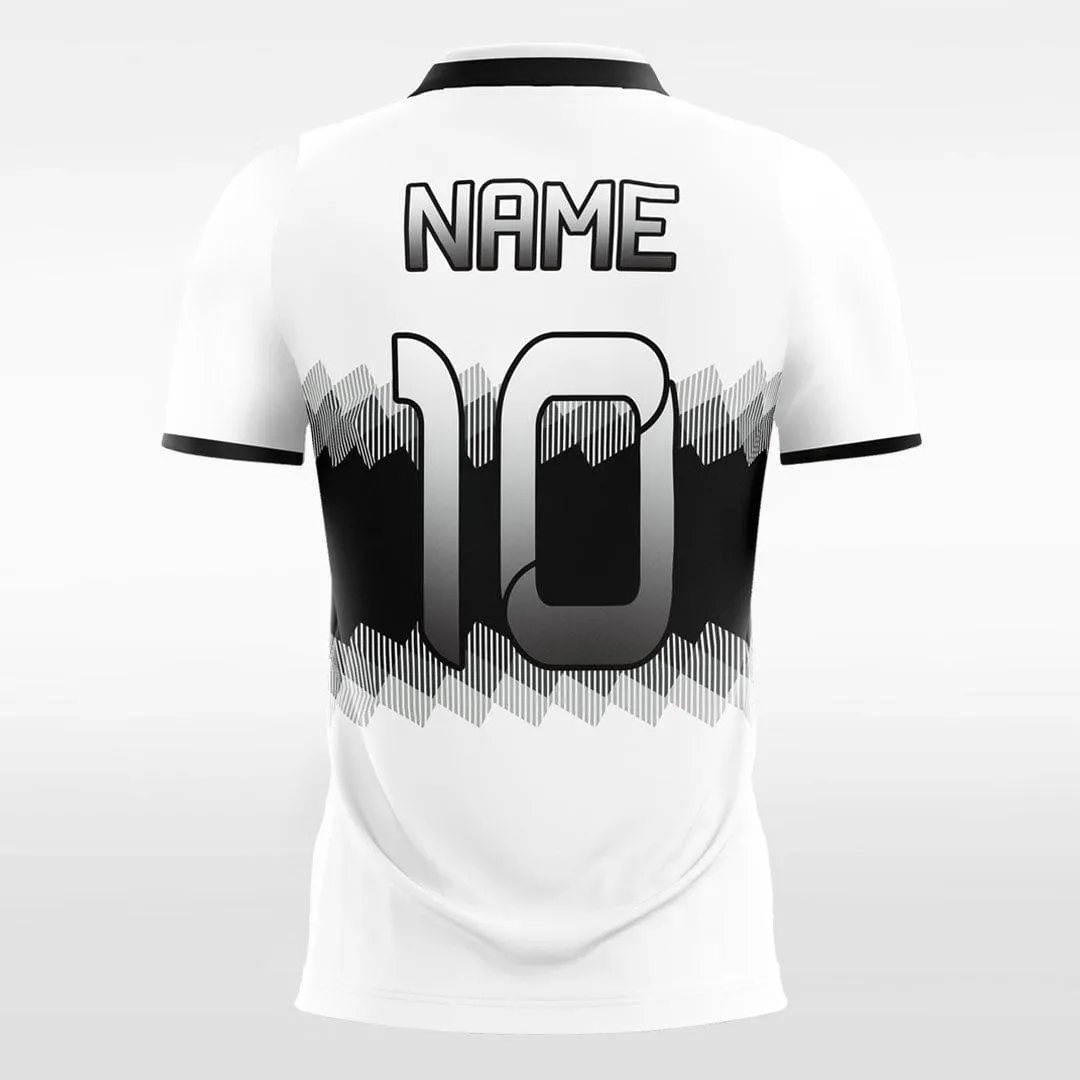 Black Color Block - Custom Kids Soccer Jerseys Design White