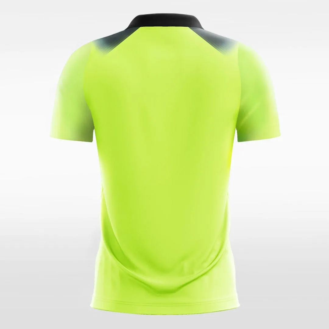 Black Stripe - Custom Kids Soccer Jerseys Design Neon Green