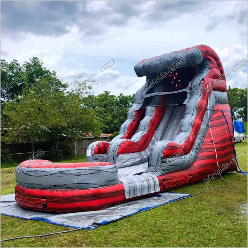 Blow Up Slide Wet Bounce House Water Slip Pool Inflatable Slides Intex Fun Fruity Play Center