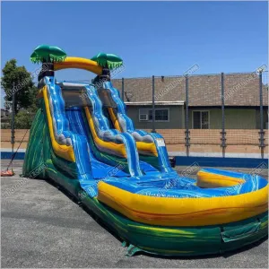 Blow Up Slip And Slide Foot Water Action Air Near Me Slides Large Inflatable Waterslide Outdoor