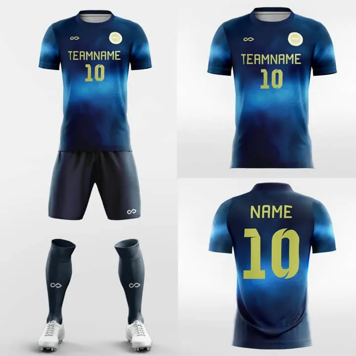 Blue Water - Custom Soccer Jerseys Kit Sublimated Design