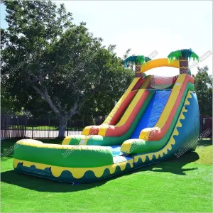 Bounce House With Water Slide And Slip N Slides Best Outdoor Water Slides For Backyard