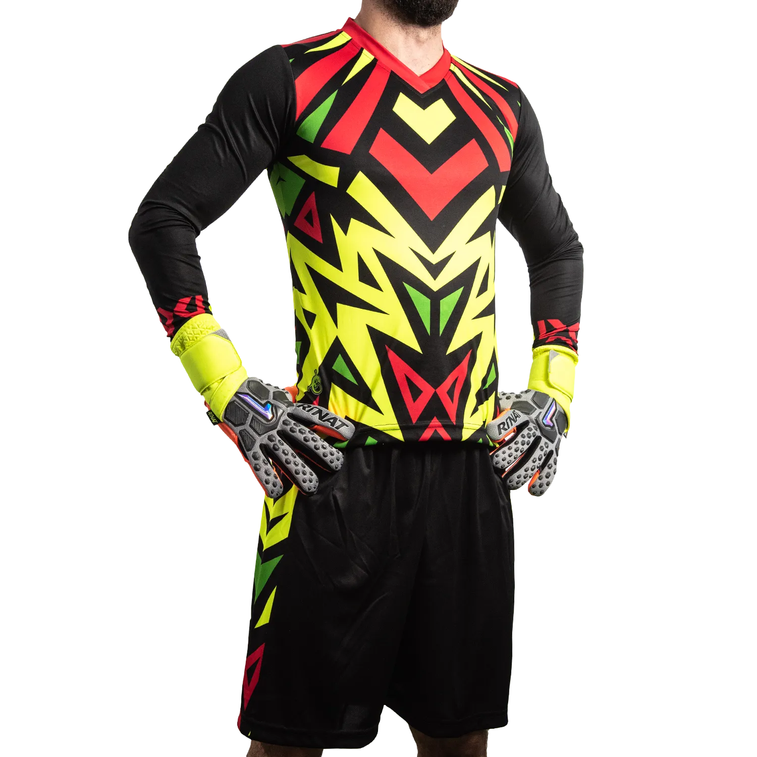 Brody III LS Long-Sleeve Goalkeeper Kit (Jersey Short Socks) Number Included