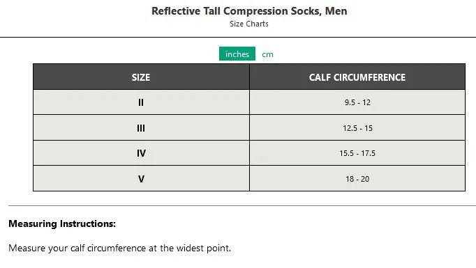 CEP Reflective Tall Compression Socks Men