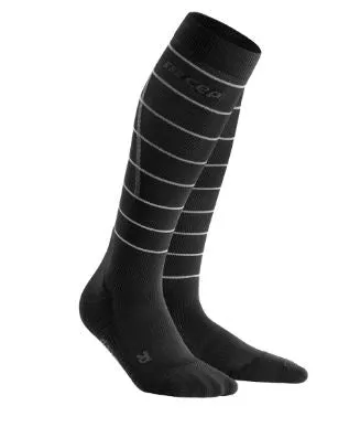 CEP Reflective Tall Compression Socks Men