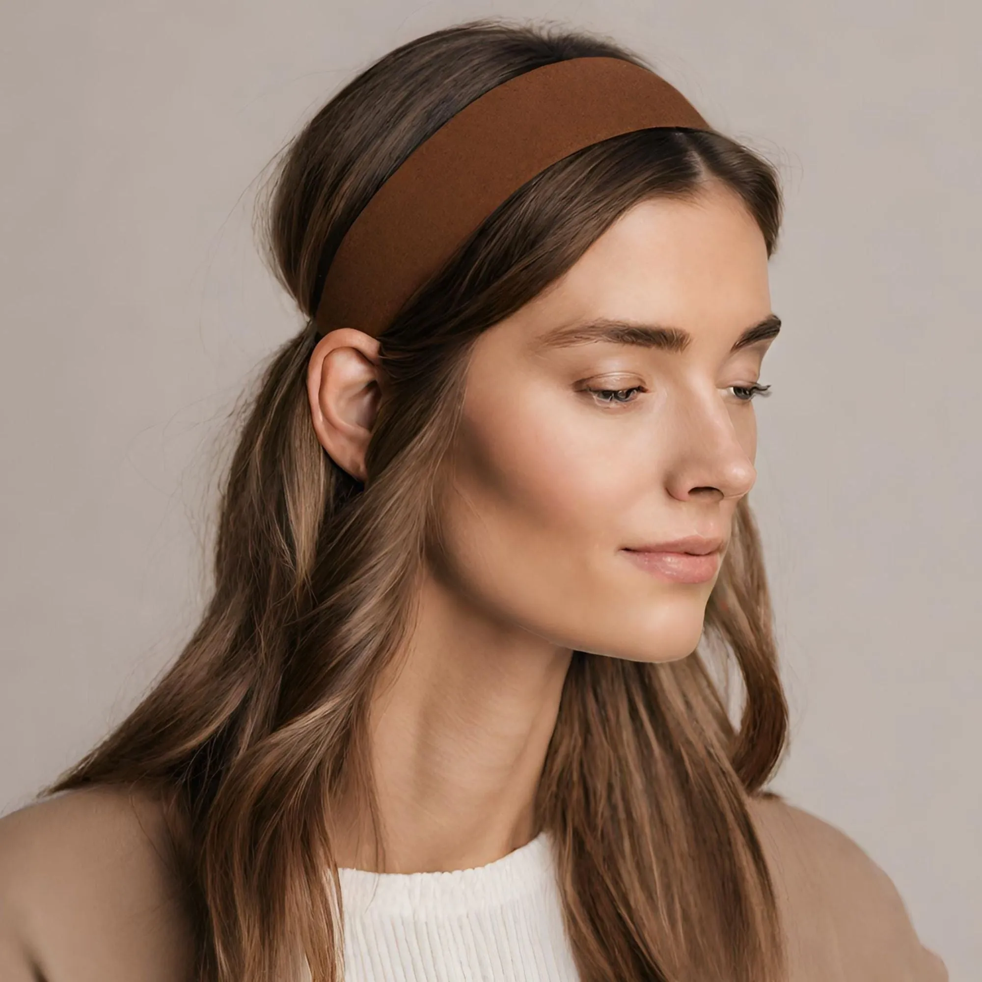 Charcoal Cotton Headbands - 12 Pack