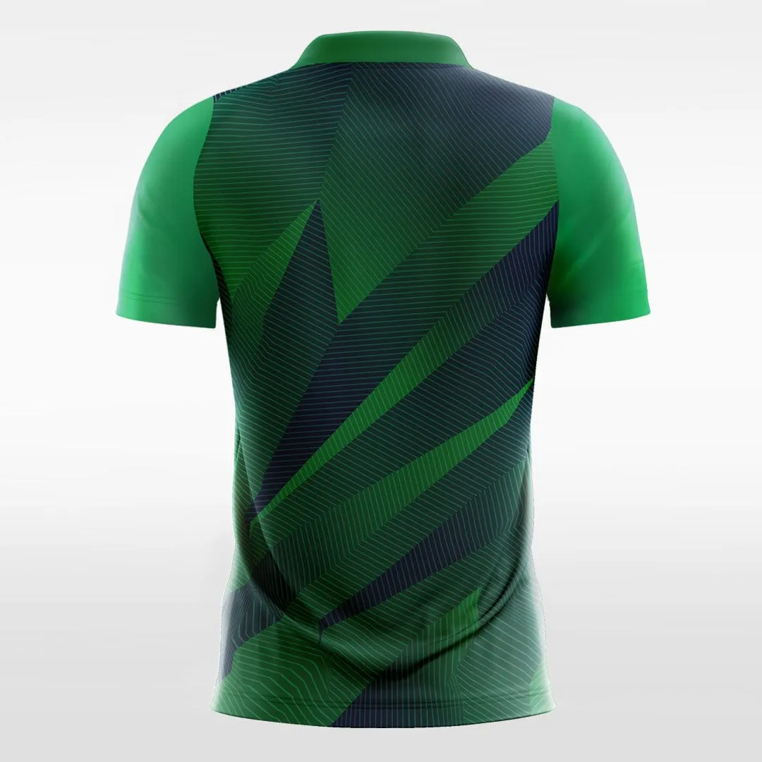 Classic Green Moire - Kids Custom Soccer Jerseys Design