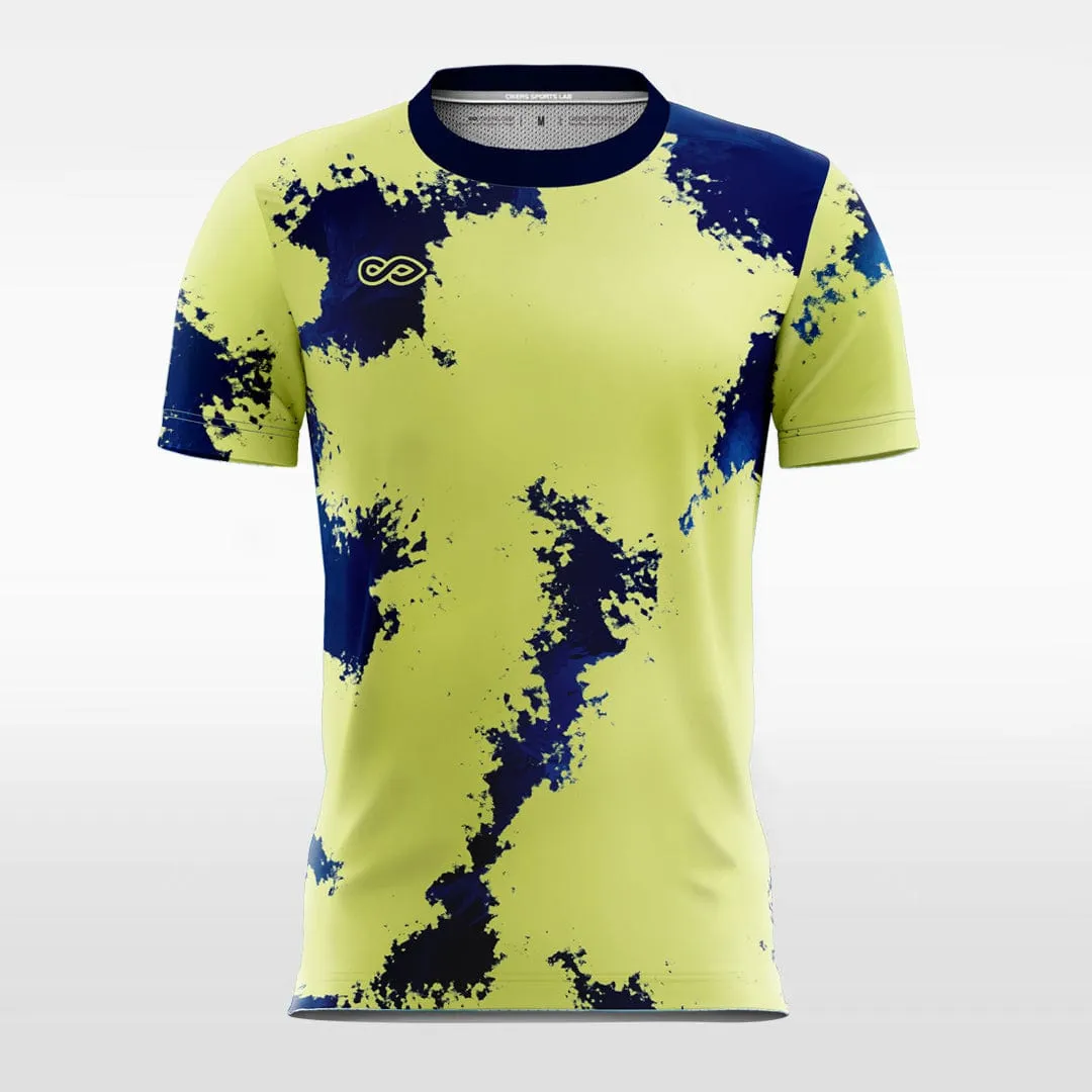 Classic Marble - Custom Kids Soccer Jerseys Design Yellow