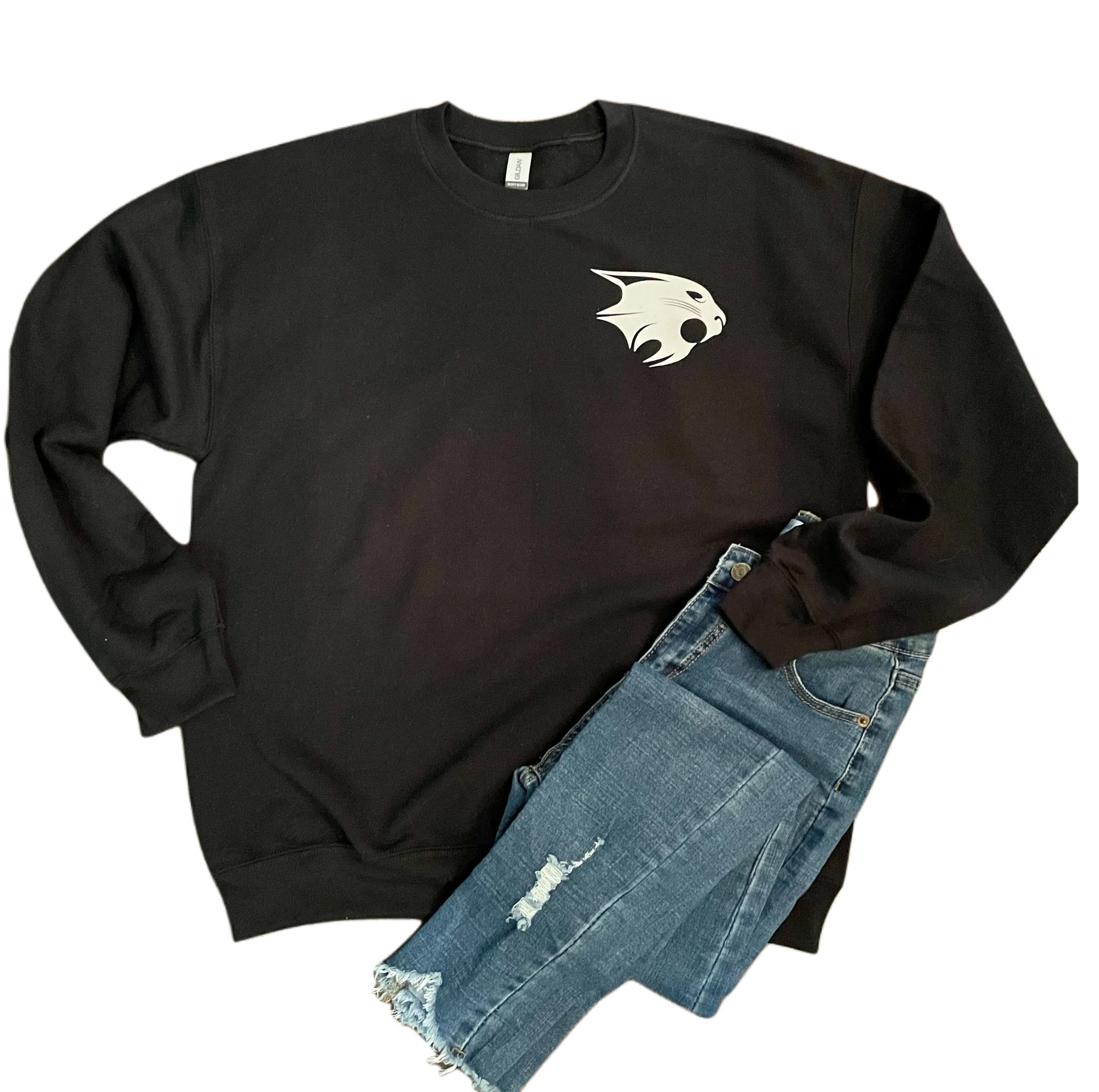 Coming & Goin’ Bobcat Sweatshirt (Black or Royal)