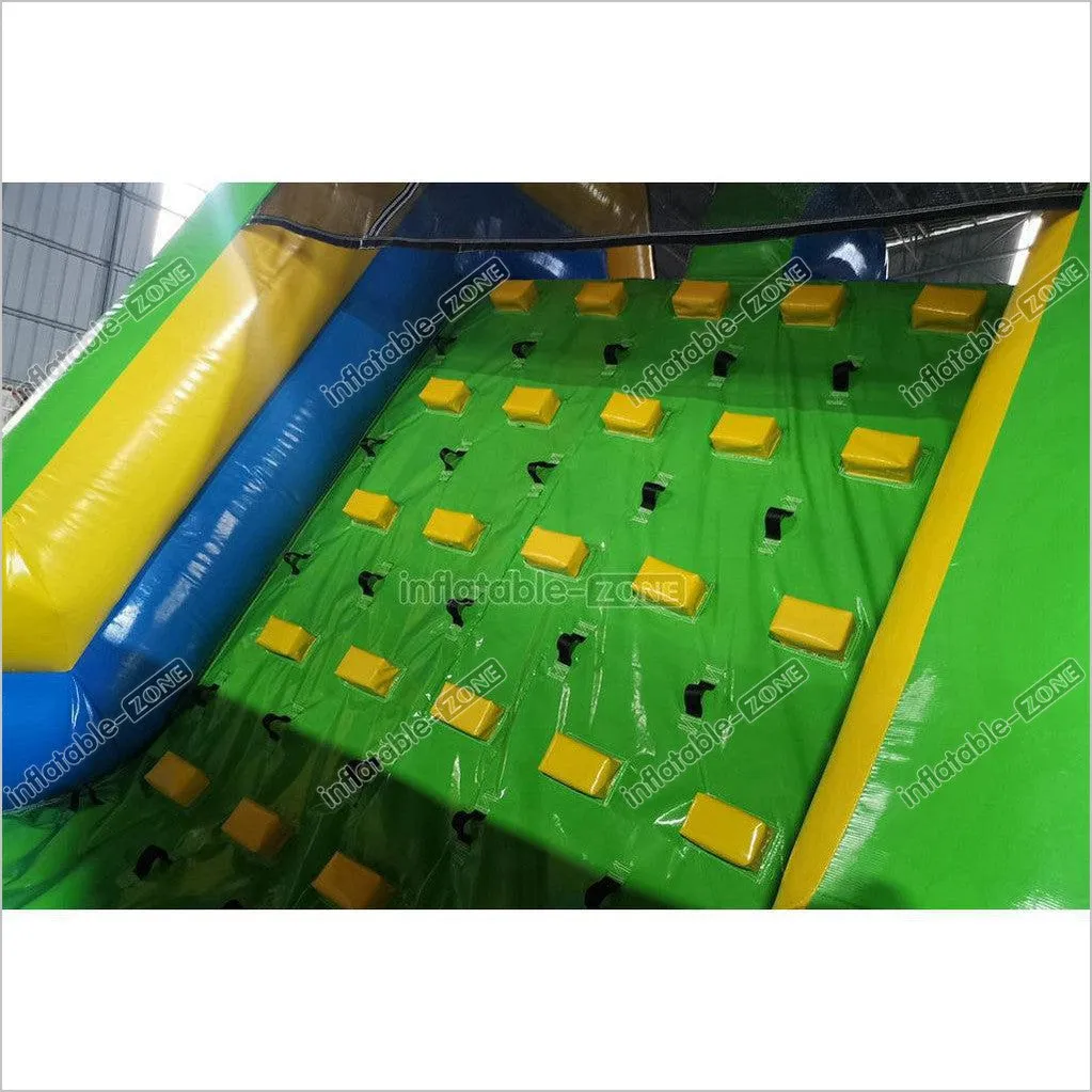 Commercial Amusement Park Inflatable Obstacle Course Slip And Slide Sports Games By Bounce