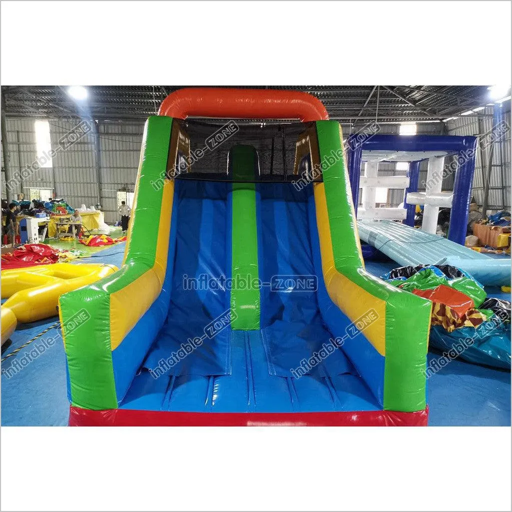 Commercial Amusement Park Inflatable Obstacle Course Slip And Slide Sports Games By Bounce