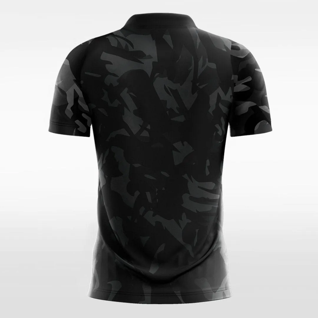 Cool Black Camouflage - Kids Custom Soccer Jerseys Design