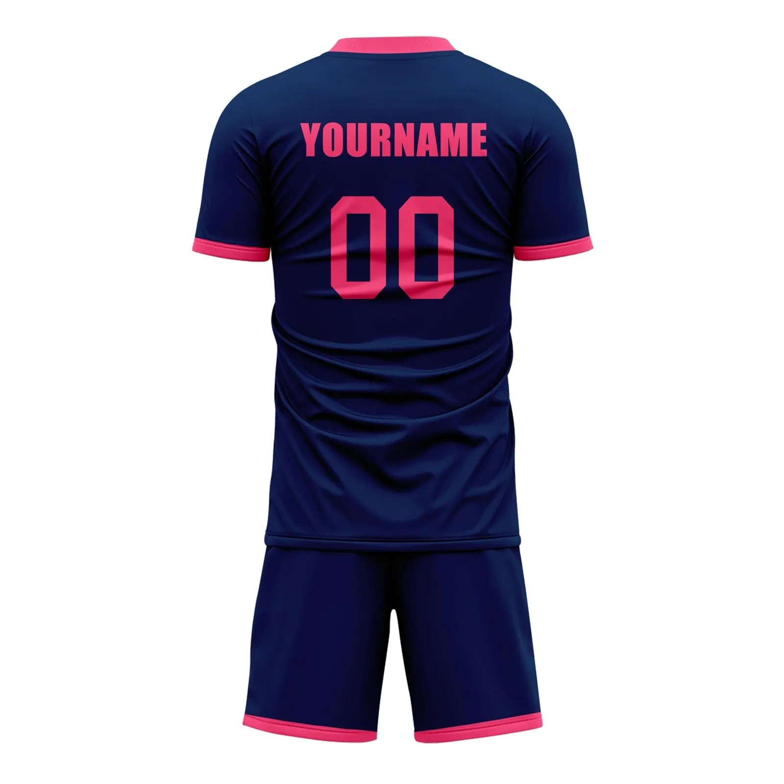 Custom Blue Pink Soccer Sets Jersey Personalized SCJ101-D020131-1