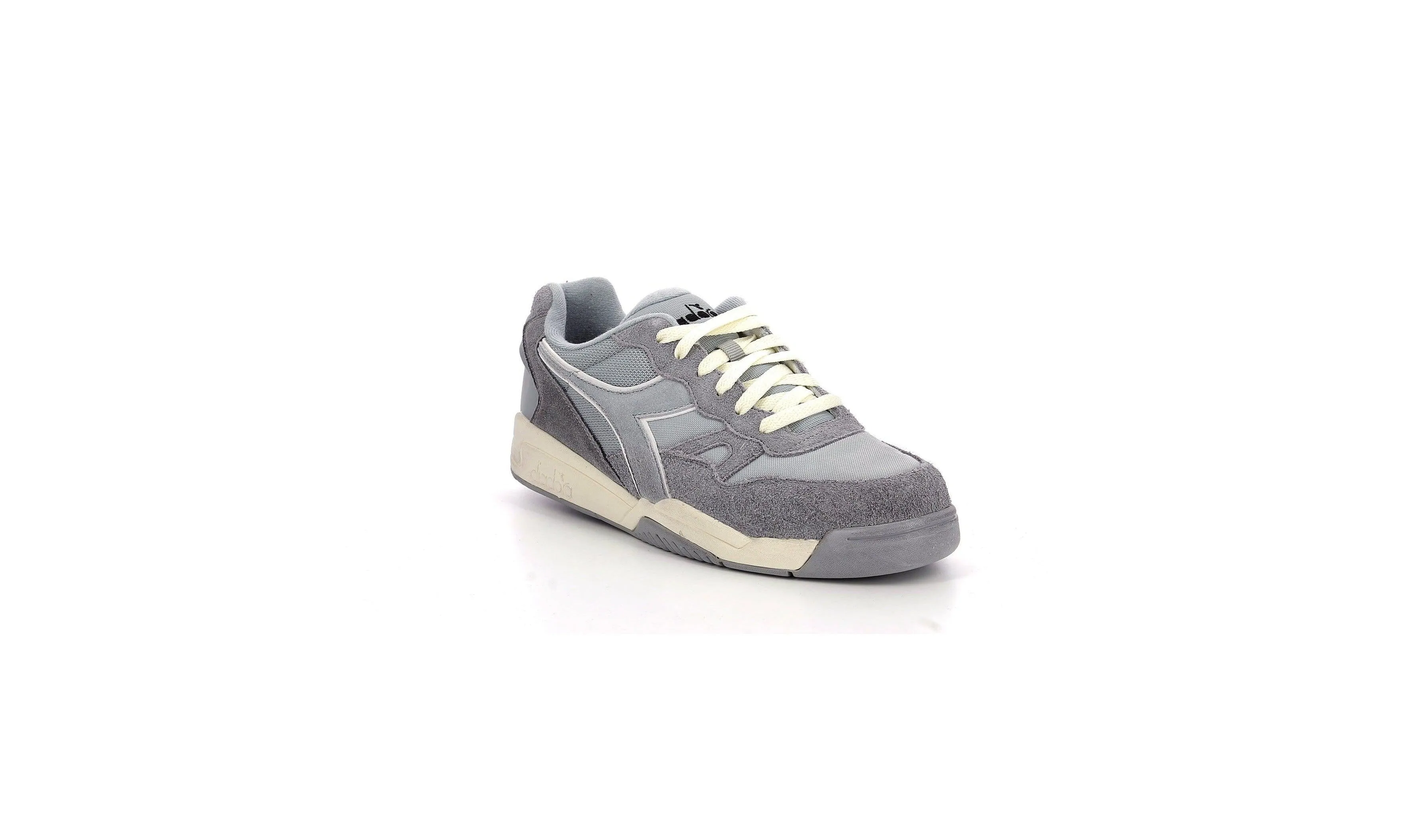 Diadora - Sneakers Bas - Winner Hairy - Melange Grey