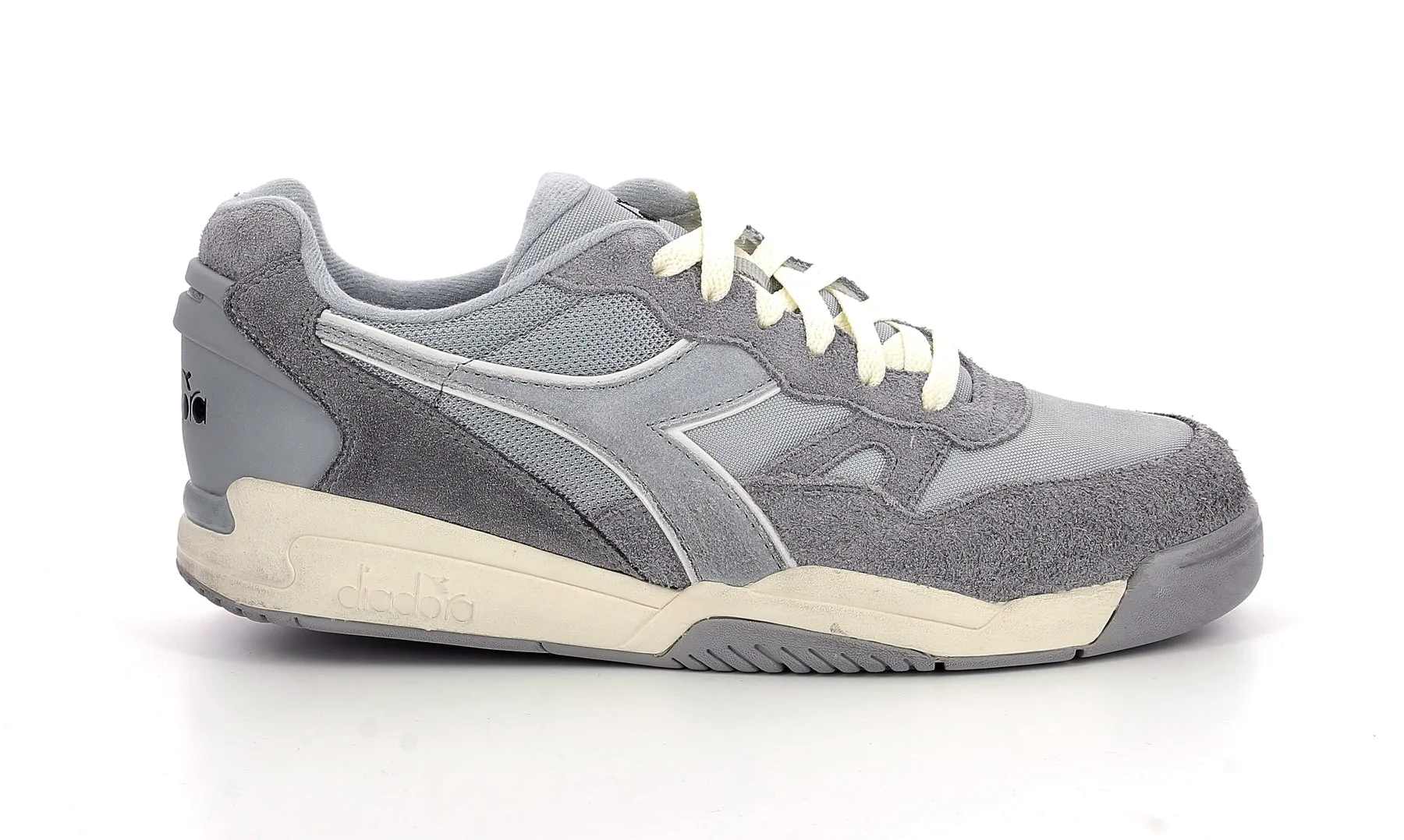 Diadora - Sneakers Bas - Winner Hairy - Melange Grey