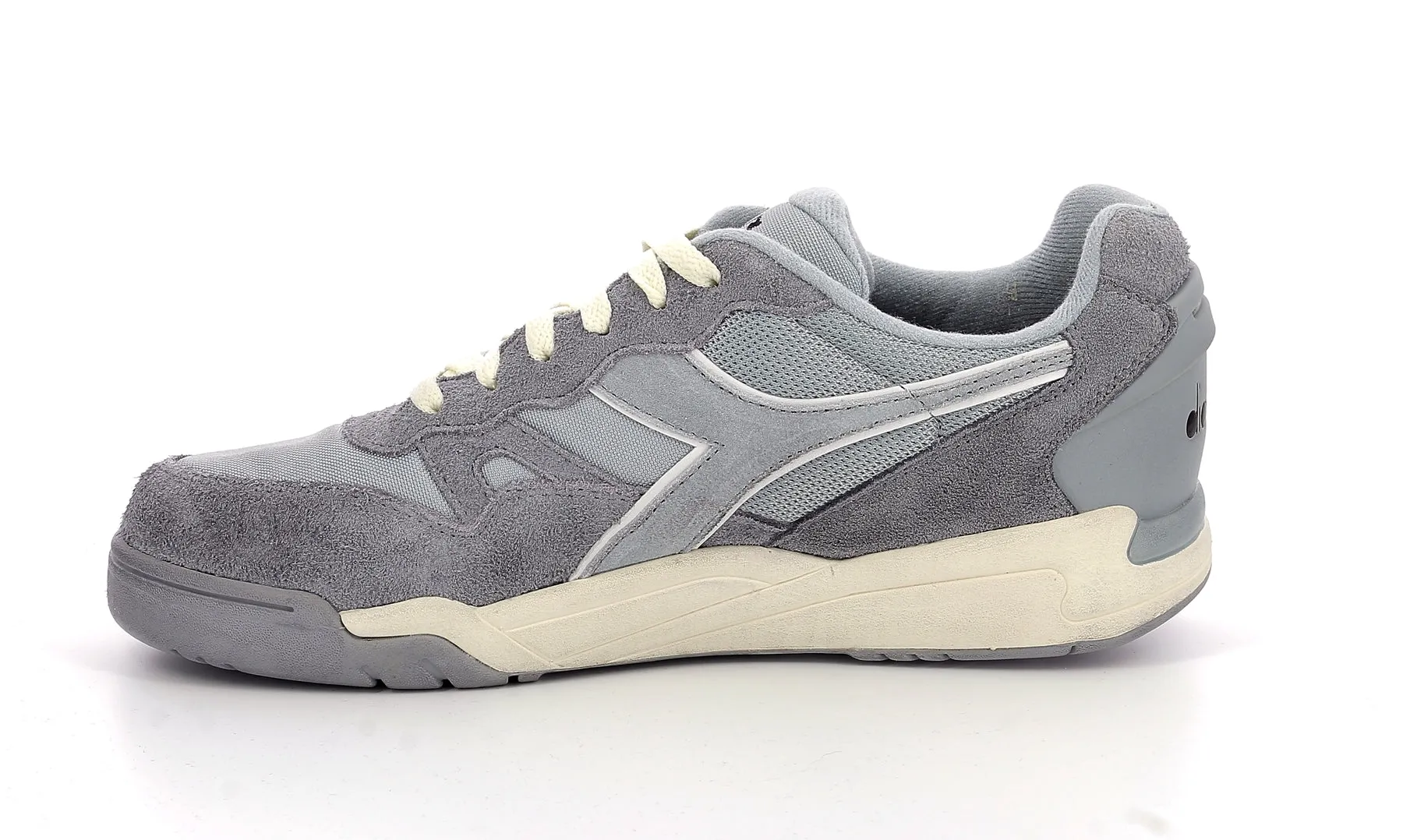 Diadora - Sneakers Bas - Winner Hairy - Melange Grey