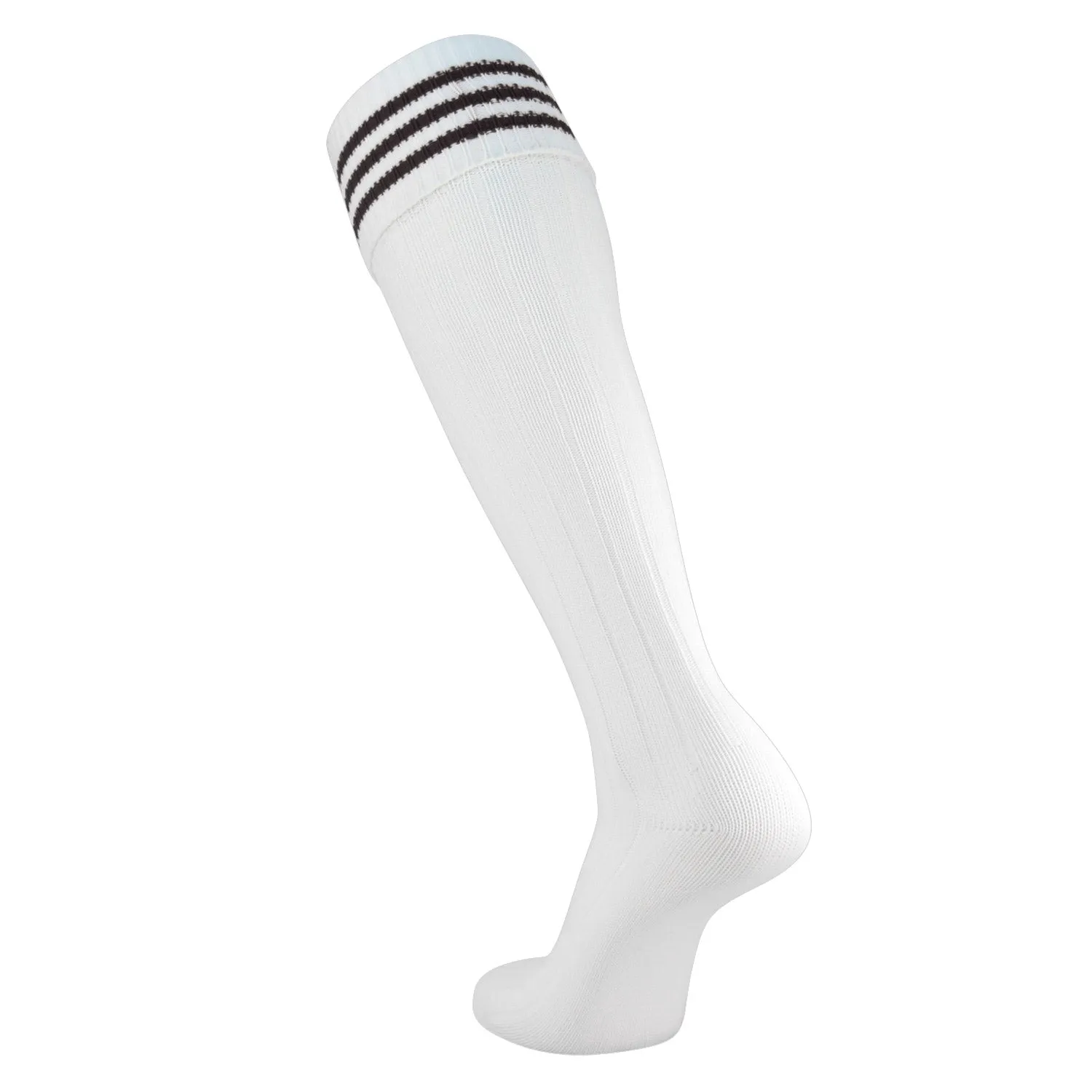 Euro Solid or Striped Knee High Soccer Socks (FSH31, FSH81, FSH10)