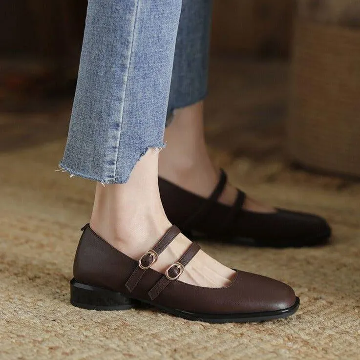 Fashion Women's Casual Shoes GCSO15 - Round Toe Small Heels