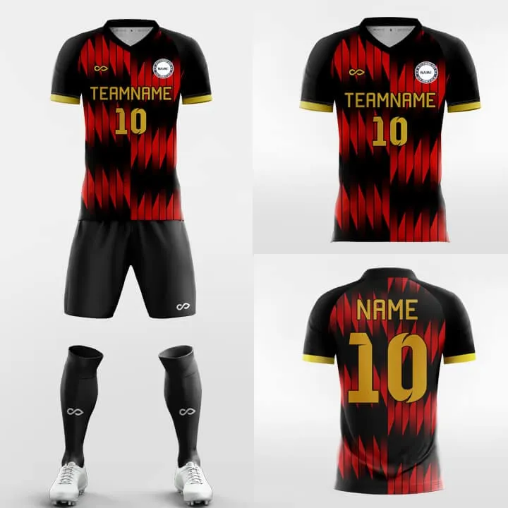 Fire - Custom Soccer Jerseys Kit Sublimated Design