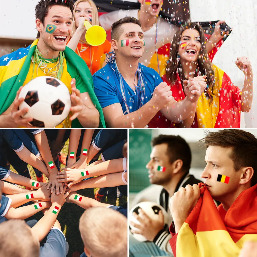 Flag Tattoo Stickers World Cup Soccer Match Party Gifts-U.K.