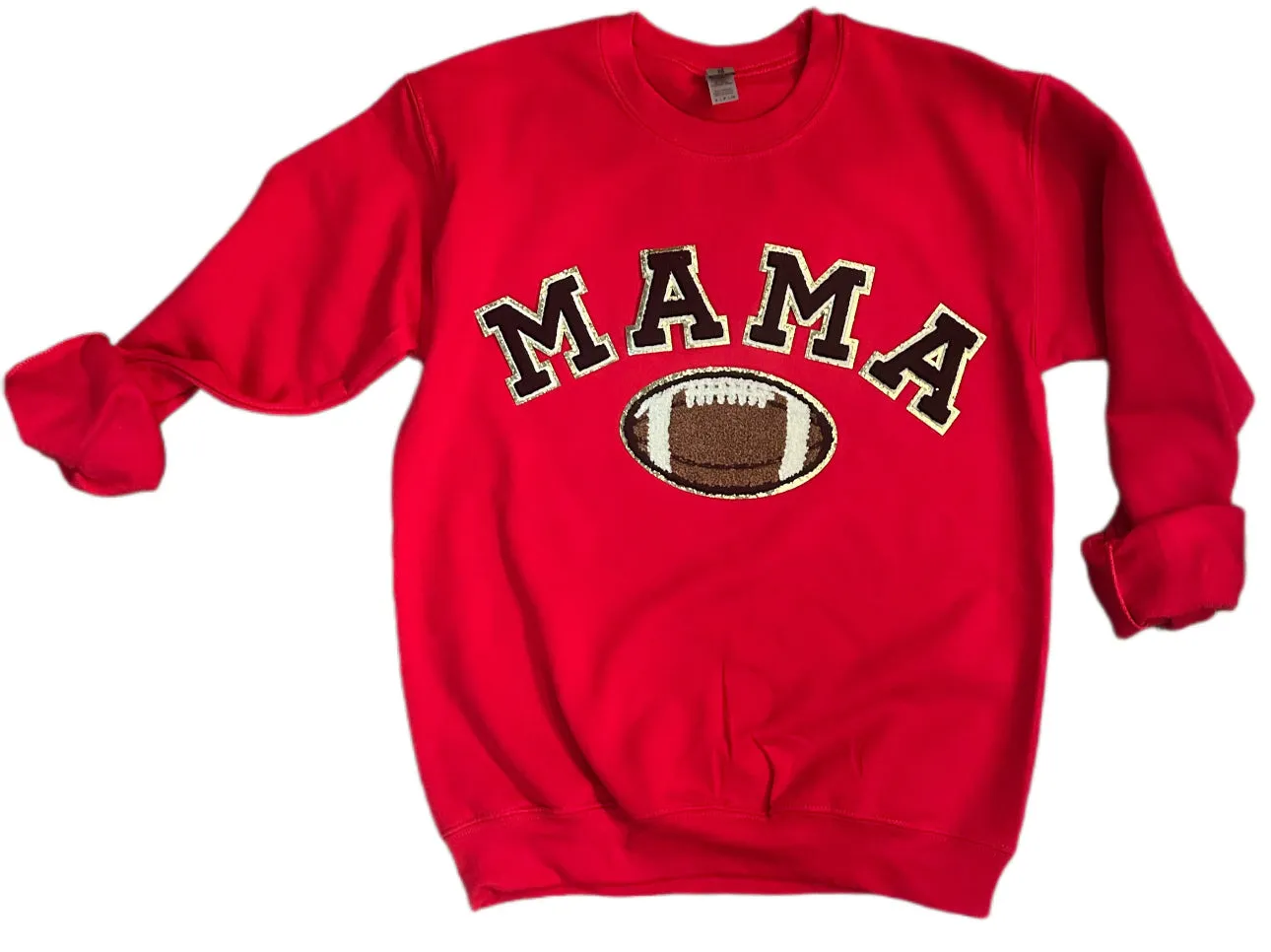 Football Mama Patch Sweatshirt (Various Colors)